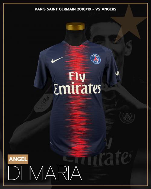 5   -  ANGEL DI MARIA #11 | 2018/19  PARIS SAINT GERMAIN |MATCH WORN