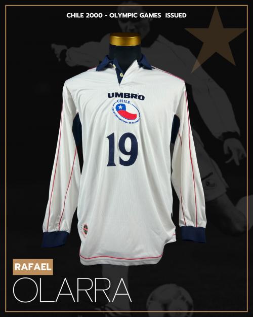 50   -  RAFAEL OLARRA  #19 | 2000 CHILE OLYMPIC GAMES | WRONG ISSUED SPARE KIT vs MAROCCO | PLAYER COLLECTION 