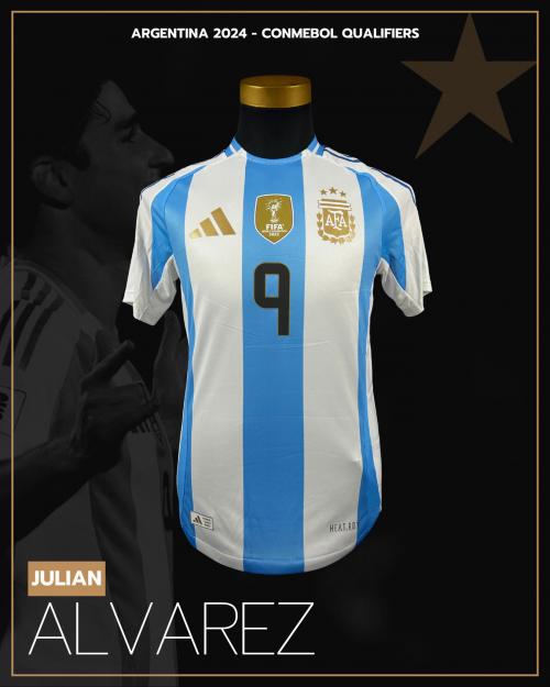 79   -  JULIAN ALVAREZ #9 | 2024 ARGENTINA WCQ | MATCH WORN  