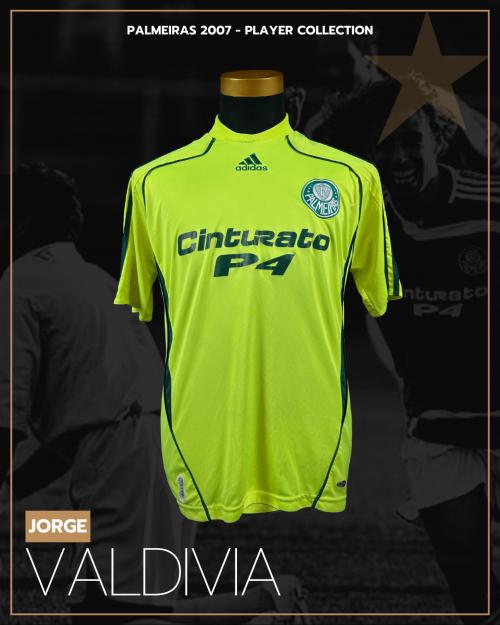85   -  JORGE VALDIVIA #10 | 2007 PALMEIRAS | MATCH WORN | PROVENANCE