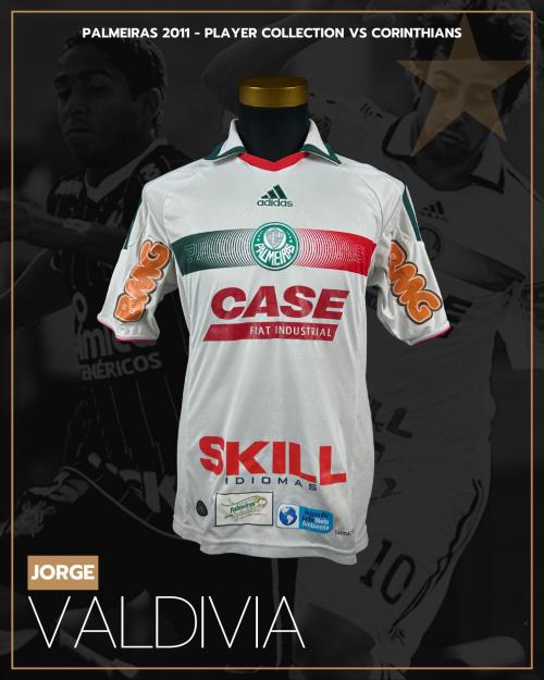 86   -  JORGE VALDIVIA #10 | 2011 PALMEIRAS | GAME WORN vs CORINTHIANS | PROVENANCE