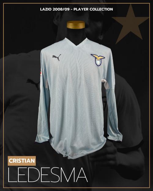 9   -  CRISTIAN LEDESMA #24 | 2008/09 LAZIO | GAME WORN vs ATALANTA | SWAPPED | PLAYER COLLECTION