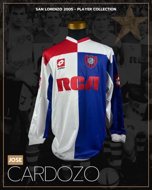93   -  JOSE CARDOZO #20 | 2005 SAN LORENZO | GAME ISSUED | PLAYER COLLECTION