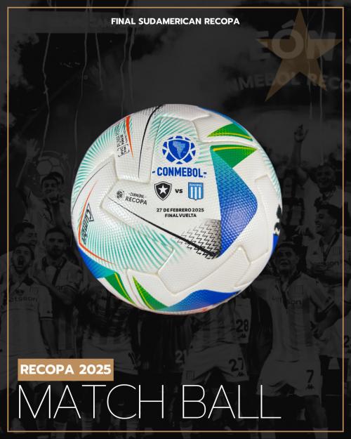 96   -  OMB MATCH BALL | 2025 RECOPA FINAL  | BOTAFOGO VS RACING 