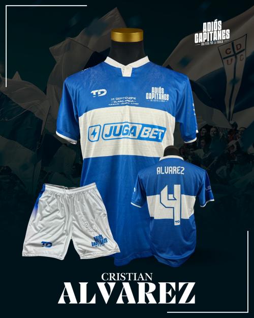 3   -  CRISTIAN ALVAREZ #4 | 2025 UC ADIOS CAPITANES | KIT COMPLETO | TRANSPIRADA SEGUNDO TIEMPO