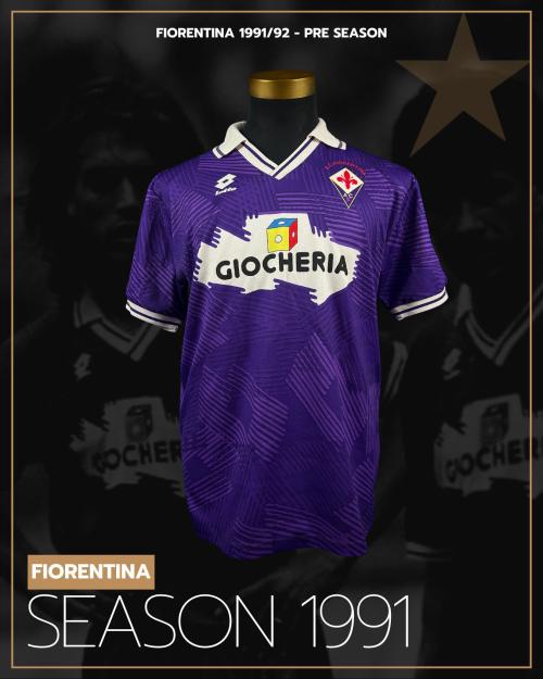 10   -  AC FIORENTINA #18 | 1991/92 FIORENTINA PRE-SEASON| MATCH ISSUED