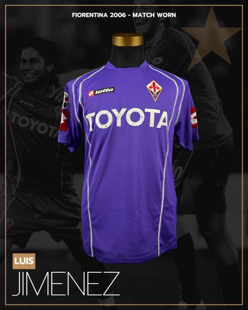 11   -  LUIS JIMENEZ #19 | 2005/06 FIORENTINA | MATCH WORN | PLAYER PROVENANCE