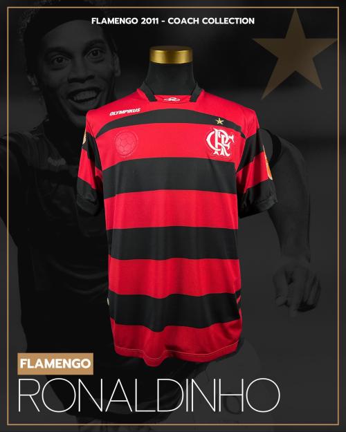 113   -  RONALDINHO #10 | 2011 FLAMENGO | MATCH WORN | COACH COLLECTION