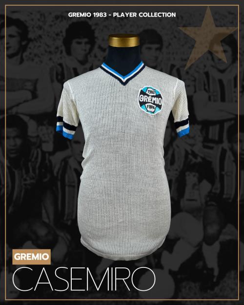 114   -  CASEMIRO #4 | 1983 GREMIO LIBERTADORES | GAME ISSUED vs BLOOMING | SWAPPED | PLAYER COLLECTION
