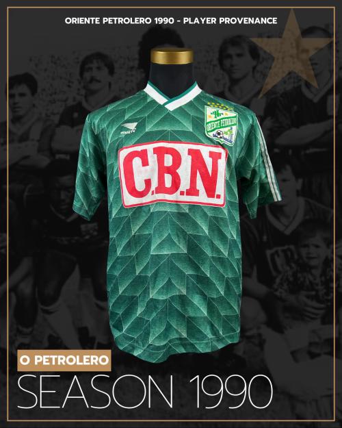 116   -  ROBERTO BRUNETTO #5 | 1990 ORIENTE PETROLERO | APERTURA | PLAYER PROVENANCE