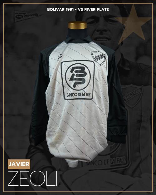117   -  ADOLFO ZEOLI #25 | 1991 BOLIVAR LIBERTADORES | GAME WORN vs RIVER PLATE | SWAPPED | PLAYER COLLECTION
