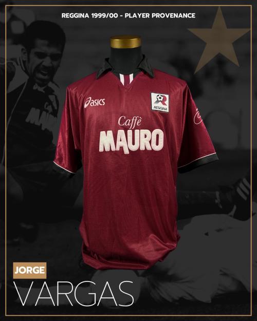 12   -  JORGE VARGAS #13 | REGGINA 1999/00 | GAME WORN vs BARI | SWAPPED | PLAYER COLLECTION