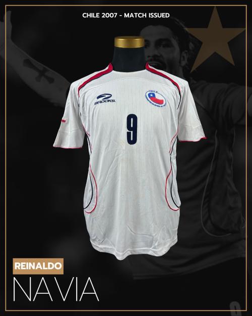 130   -  REINALDO NAVIA #9 | 2007 MATCH ISSUED | PLAYER PROVENANCE