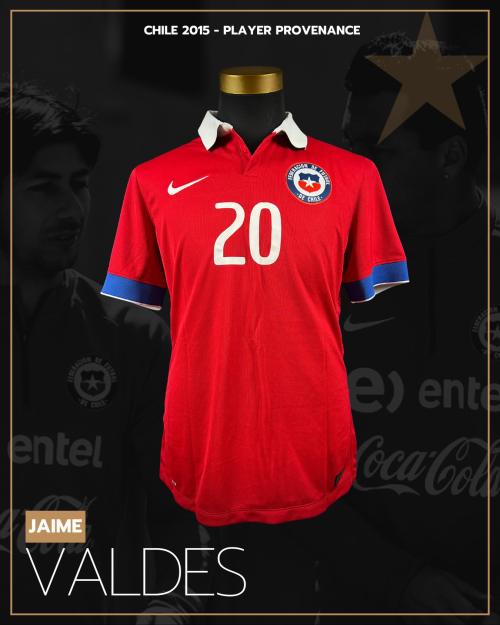 132   -  JAIME VALDÉS #20 | 2015 CHILE WCQ | MATCH ISSUED vs BRASIL | PLAYER COLLECTION
