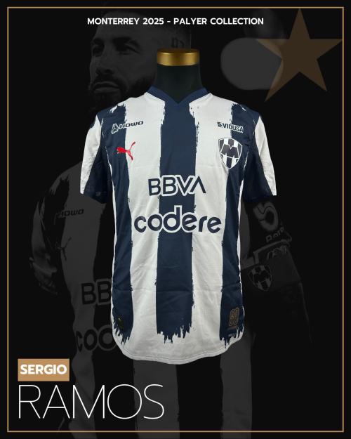 14   -  SERGIO RAMOS #93 | 2025-A MONTERREY | GAME ISSUED vs LEÓN | PLAYER PROVENANCE