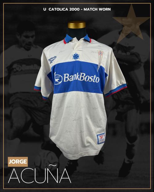 140   -  JORGE ACUÑA  #14 | 2000 U CATOLICA | MATCH WORN
