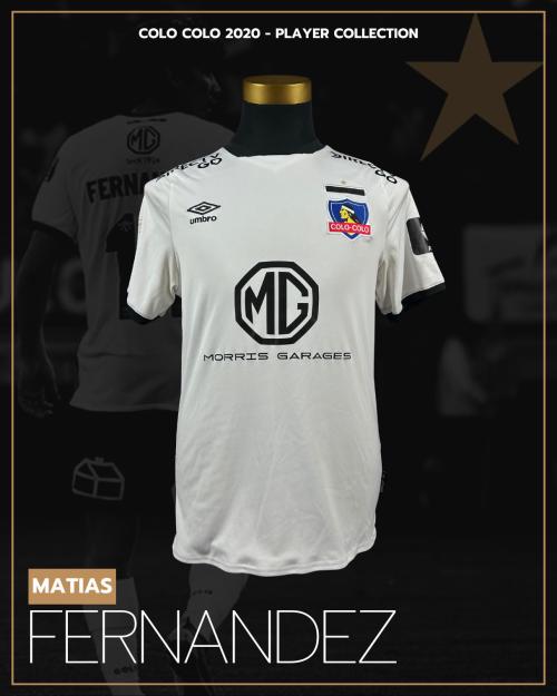 154   -  MATIAS FERNÁNDEZ #14 | 2020 COLO COLO | GAME WORN vs LA SERENA | SWAPPED | PLAYER COLLECTION