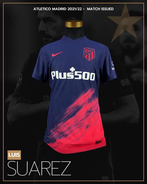 16   -  LUIS SUAREZ #9 | 2021/22 ATLETICO MADRID  | MATCH WORN | PROVENANCE