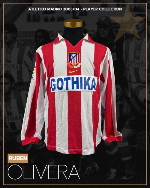 17   -  RUBEN OLIVERA #11 | 2003/04 ATLÉTICO MADRID | MATCH ISSUED | PLAYER COLLECTION