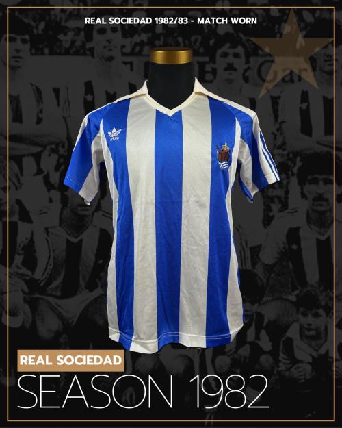 20   -  LUCIANO ITURRINO #13 | 1985/86 REAL SOCIEDAD | GAME WORN vs ATLETICO  | PLAYER COLLECTION