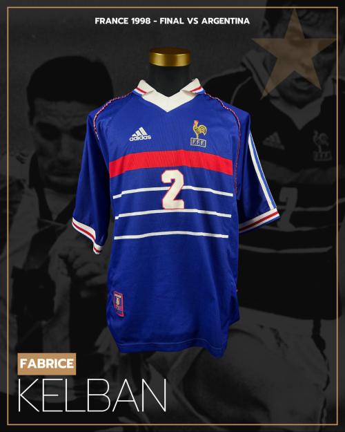 33   -  FABRICE KELBAN #2 | 1998 FRANCE TOULON | FINAL WORN vs ARGENTINA | PROVENANCE