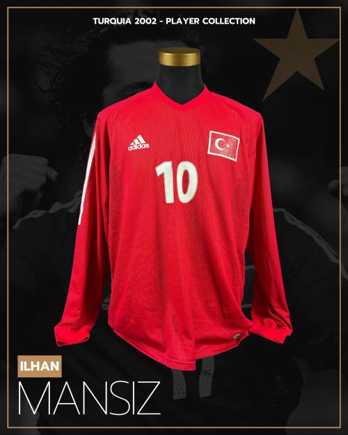 43   -  ILHAN MANSIZ #10 | 2002 TURKEY |GAME WORN vs CHILE | SWAPPED | PLAYER COLLECTION