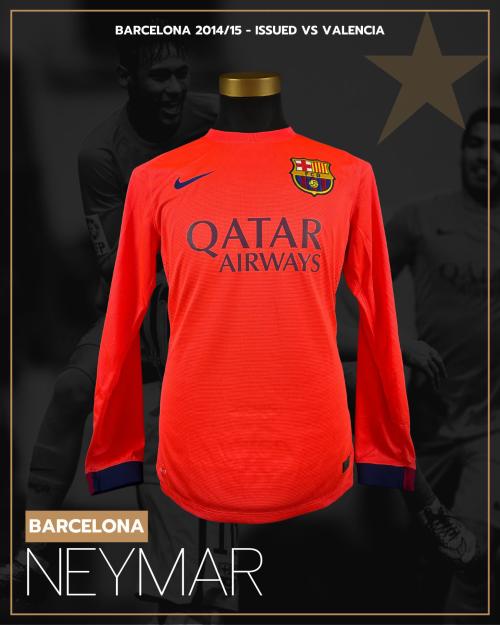 46   -  NEYMAR #11 | 2014/15 BARCELONA | GAME ISSUED vs VALENCIA