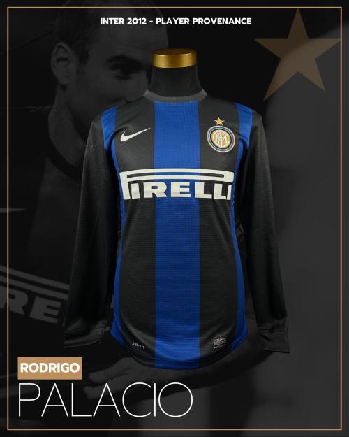 5   -  RODRIGO PALACIO #8 | 2012/13 INTER | GAME WORN vs PARMA | SWAPPED | PLAYER PROVENANCE