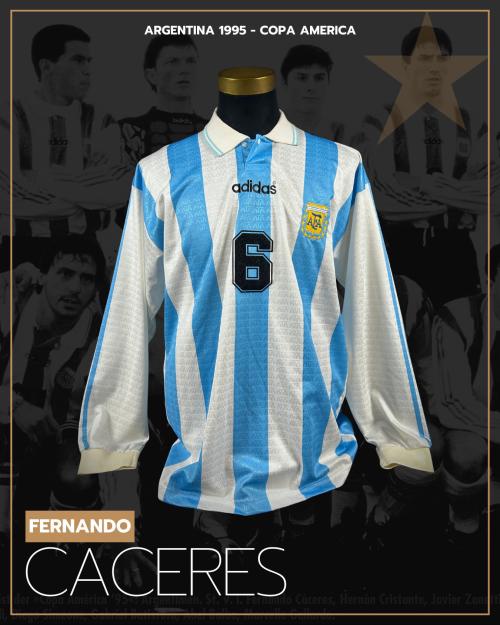54   -  FERNANDO CÁCERES #6 |1995  ARGENTINA AMERICA CUP | MATCH ISSUED