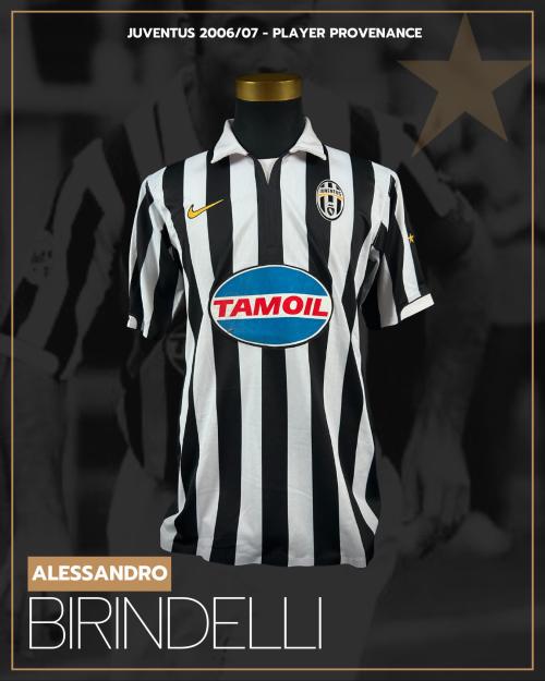 9   -  ALESSANDRO BIRINDELLI  #2 | 2006/07 JUVENTUS SERIE B | GAME WORN vs LECCE | SWAPPED | PLAYER COLLECTION
