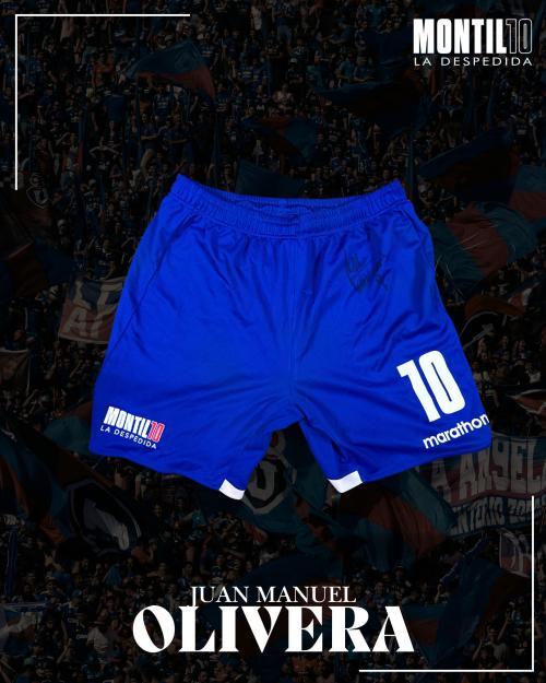 21   -  JUAN MANUEL OLIVERA #10 | 2025 LA DESPEDIDA | SHORT TRANSPIRADO  | FIRMADO