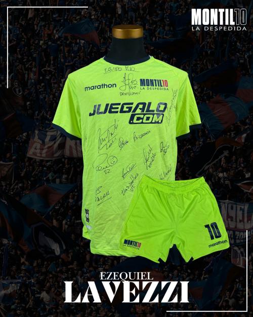 7   -  EZEQUIEL LAVEZZI #10 | 2025 LA DESPEDIDA | KIT TRANSPIRADO | FIRMADA EQUIPO