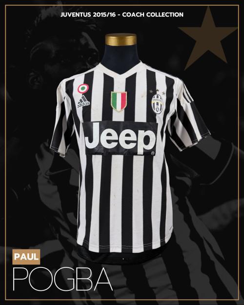 11   -  PAUL POGBA #10 | 2015/16 JUVENTUS | MATCH WORN | UNWASHED | COACH COLLECTION