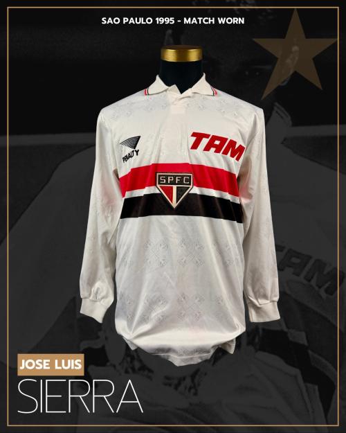116   -  JOSÉ LUIS SIERRA #10 | 1995 SAO PAULO | MATCH ISSUED
