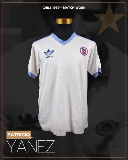 123   -  PATRICIO YAÑEZ #14 | 1989 CHILE WCQ | GAME WORN vs VENEZUELA | PROVENANCE