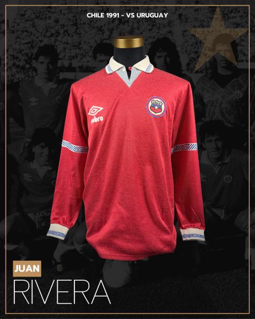 124   -  JUAN RIVERA #22 | 1991 FRIENDLY | GAME WORN vs URUGUAY | PROVENANCE