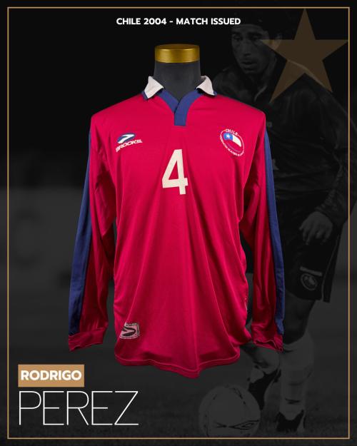 126   -  RODRIGO PEREZ #4 | 2004 CHILE AMERICA CUP | MATCH ISSUED | PLAYER COLLECTION