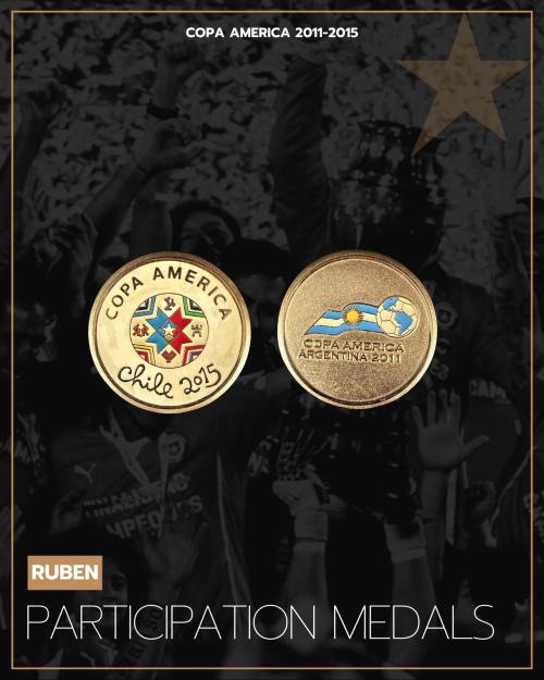 134   -  PARTICIPATION MEDAL | 2011-2015 AMERICA CUP  | PROVENANCE