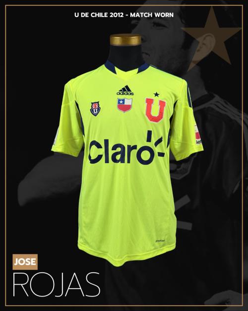 149   -  JOSÉ ROJAS #13 | 2012 U DE CHILE | MATCH WORN