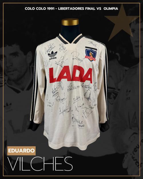 153   -  EDUARDO VILCHES #5 | 1991 COLO COLO LIBERTADORES | FINAL GAME vs OLIMPIA | MUSEUM & HISTORIC PIECE | PROVENANCE