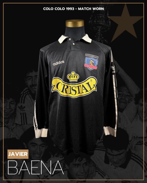 155   -  JAVIER BAENA # 3 | 1993 COLO COLO | MATCH WORN
