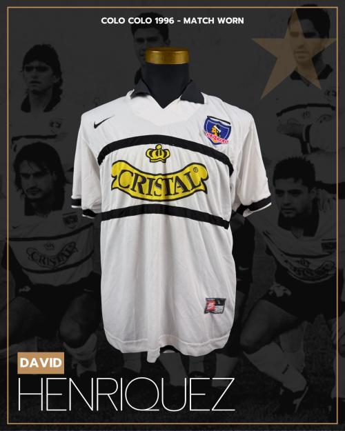 156   -  DAVID HENRIQUEZ #26 | 1996/97 COLO-COLO | MATCH ISSUED