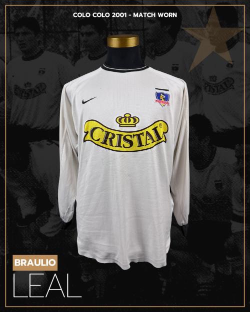 159   -  BRAULIO LEAL #2 | 2001 COLO COLO | MATCH WORN