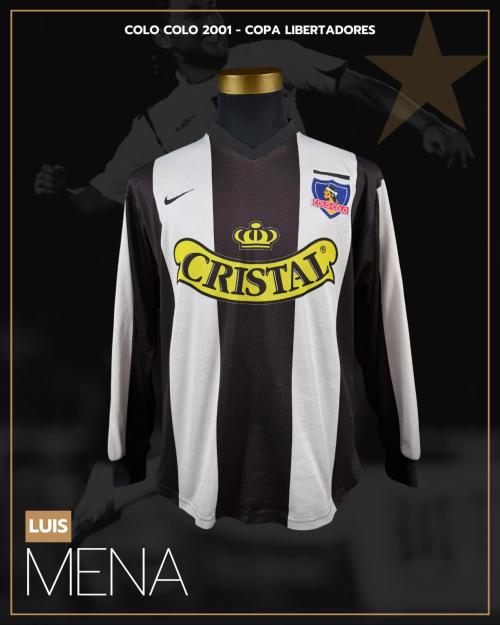 160   -  LUIS MENA #29 | 2001 COLO COLO | MATCH WORN