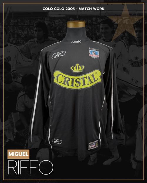 165   -  MIGUEL RIFFO #5 | 2005 COLO COLO | MATCH WORN