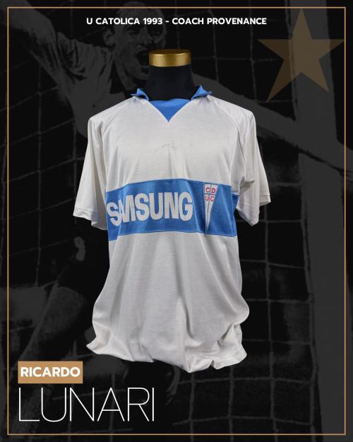 169   -  RICARDO LUNARI #8 | 1993 U CATÓLICA | MATCH ISSUED | COACH PROVENANCE