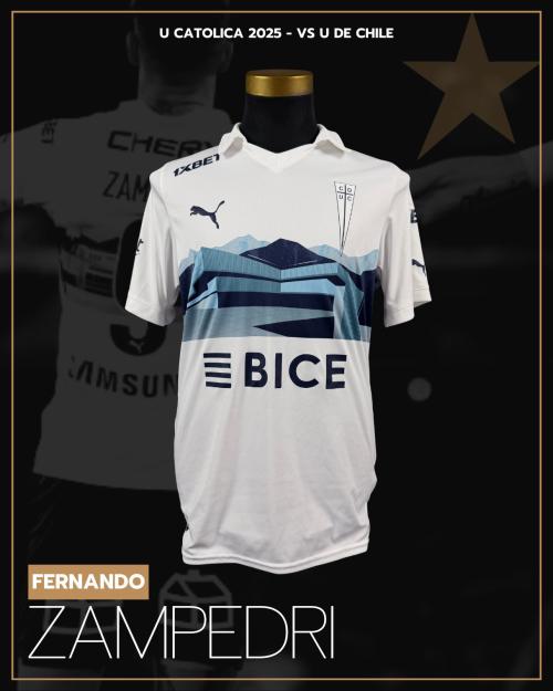 171   -  FERNANDO ZAMPEDRI #9 | 2025 U CATÓLICA | GAME WORN vs U DE CHILE | KITMAN SWAPPING |PHOTOMATCHED