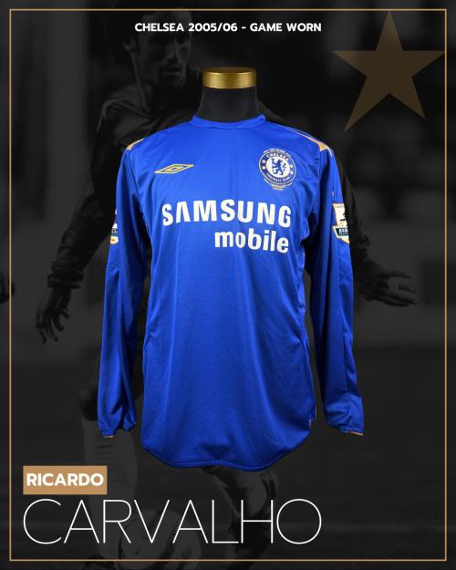 32   -  RICARDO CARVALHO #6 | 2005/06 CHELSEA | GAME WORN vs BIRMINGHAM  | SWAPPED | PLAYER COLLECTION