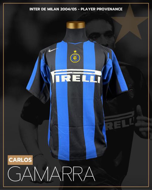 4   -  CARLOS GAMARRA #24 | 2004/05 INTER | GIFTED | PLAYER PROVENANCE