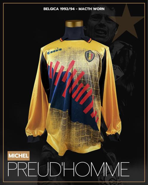 42   -  MICHEL PREUD'HOMME #1 | 1992/94 BELGIUM  | MATCH ISSUED